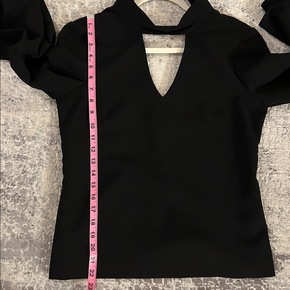 Milly Women's Bell Sleeve Black top size 2 - Picture 12 of 13